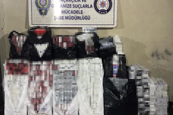 Batman'da 6 bin paket kaçak sigara ele geçirildi