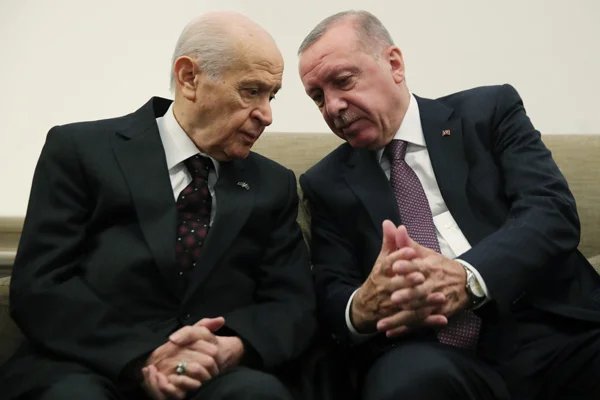 Erdoğan Bahçeli ile bir araya geldi