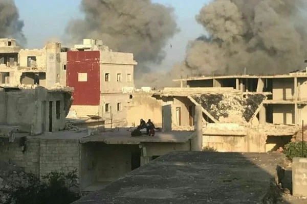 İdlib'de daha önce atılan bomba patladı: Ölü ve yaralılar var