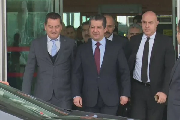 IKBY Başbakanı Barzani Ankara'da