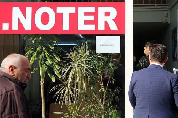 Nöbetçi noterlikte işlem sayısı 400 bine yaklaştı