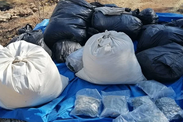 PKK'ya uyuşturucu darbesi: 5 ton esrar ele geçirildi