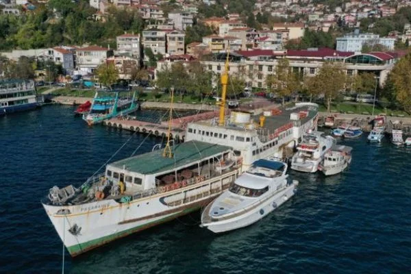 Tarihi Paşabahçe Vapuru Aralık'ta Haliç'e çekilecek
