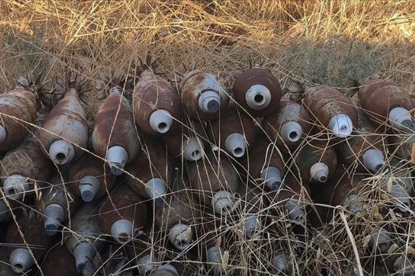 Tel Abyad'da teröristlere ait 285 ağır silah mühimmatı ele geçirildi
