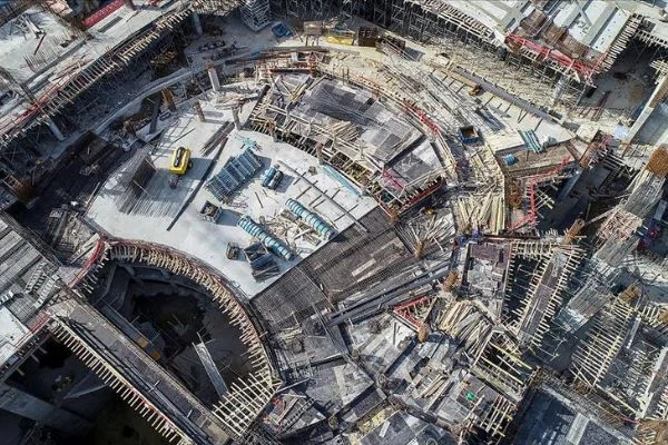 Yeni AKM'nin kaba inşaatının yüzde 60'ı tamamlandı