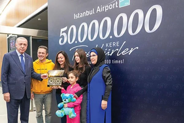 50 milyon yolcu ağırladı