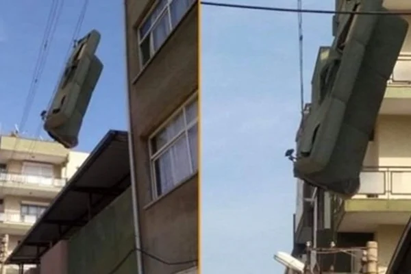 Aydın'da şaşırtan görüntü