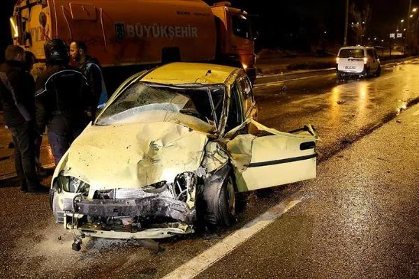 Başkentte zincirleme trafik kazası