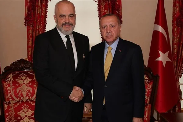 Erdoğan, Arnavutluk Başbakanı'nı kabul etti