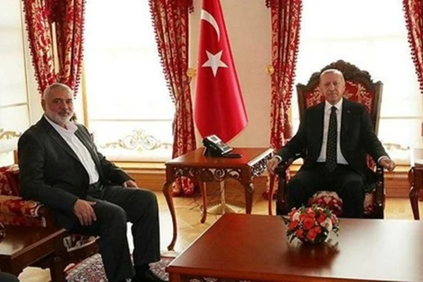 Erdoğan, Heniyye'yi kabul etti
