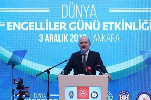 İçişleri Bakanı Soylu: Kamuda engelli istihdamı ülke tarihinin en yüksek seviyesinde