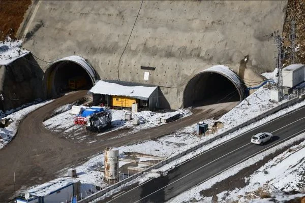 Karadeniz'i İç Anadolu'ya bağlayacak Eğribel tünelinde ikmal inşaatına başlandı