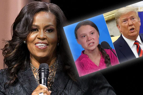 Michelle Obama'dan, Trump'ın alay ettiği Thunberg'e destek