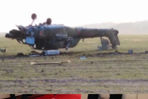 Rus askeri helikopter takla atarak düştü: Ölüler var