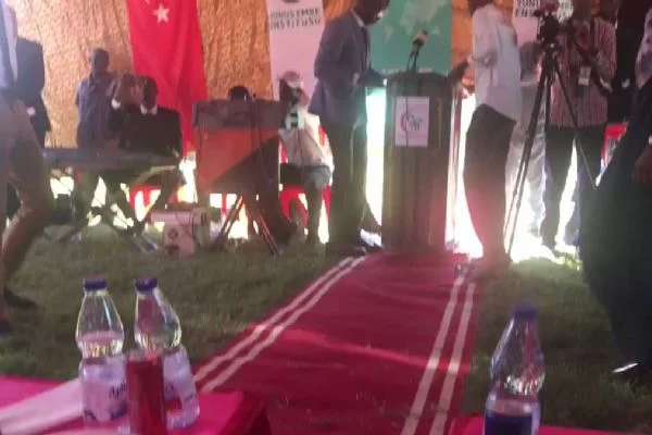Sudanlı gençlerin harmandalı performansı