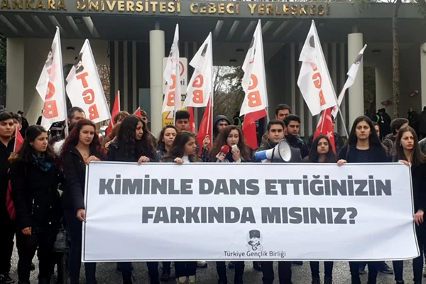 TGB'den Las Tesis protestosu