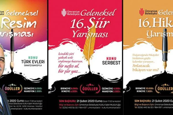 Ümraniye Belediyesi'nden kültür ve sanata teşvik fırsatı