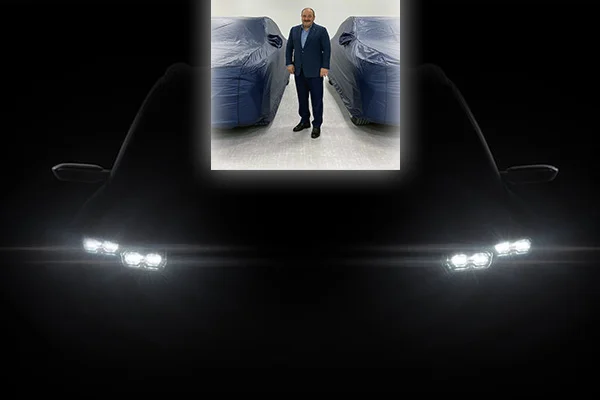 Yerli otomobilin aynaları da gözüktü
