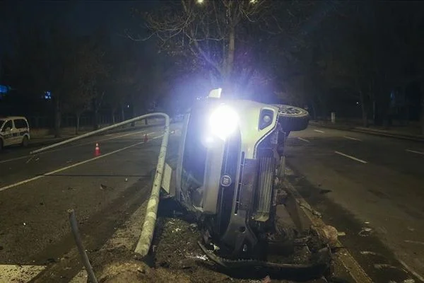 Başkentte trafik kazaları: 1 ölü, 1 yaralı