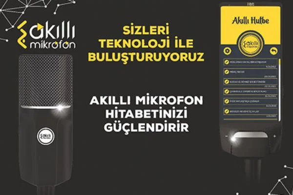 Büyük yenilik! Hutbeler 'Akıllı mikrofon'dan okunacak