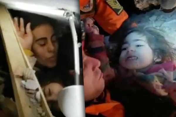 Elazığ'da mucize kurtuluş (2,5 yaşındaki Yüsra ve annesi Ayşe Yıldız kurtarıldı)