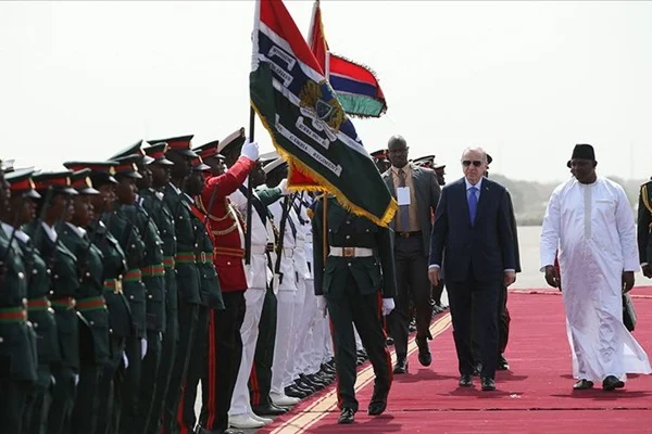 Erdoğan Gambiya'da
