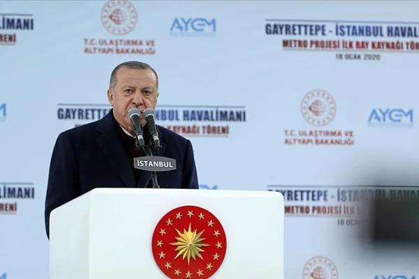 Erdoğan: İstanbul Havalimanı-Gayrettepe arası ulaşım 35 dakikada sağlanacak