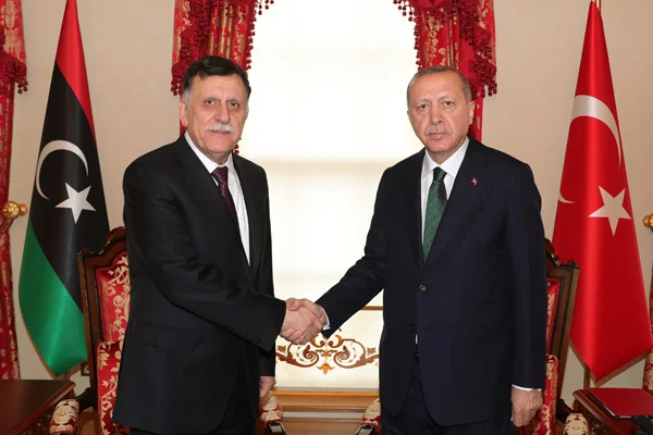 Erdoğan, Trablus yönetimi başkanı Serrac'ı kabul etti
