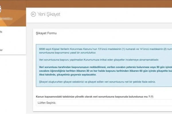 Kişisel Verileri Koruma Kurumuna internetten başvuru dönemi başladı