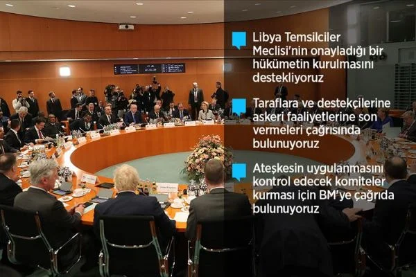 Libya Konferansı Sonuç Bildirgesi yayımlandı