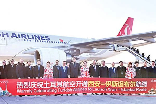 Tarihi İpek Yolu'nun başlangıç noktasına uçuş başladı