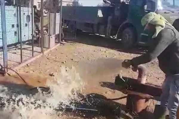 Türkiye'nin desteği ile Tel Abyad'daki su kuyuları yeniden kullanılır hale getirildi