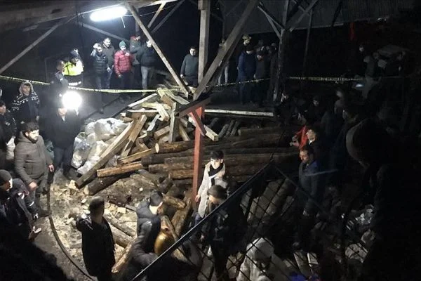 Zonguldak'ta maden ocağında göçük