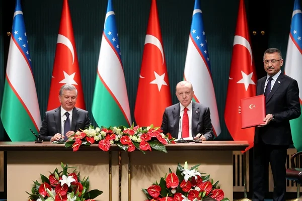 Erdoğan: Özbekistan ile ticaretimizi 5 milyar dolara çıkarmayı hedefliyoruz