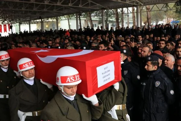 İdlib şehitlerine veda