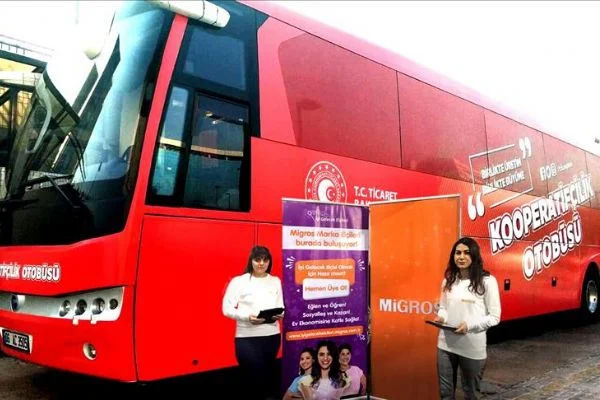 'Kooperatifçilik Otobüsü' Türkiye turuna çıktı