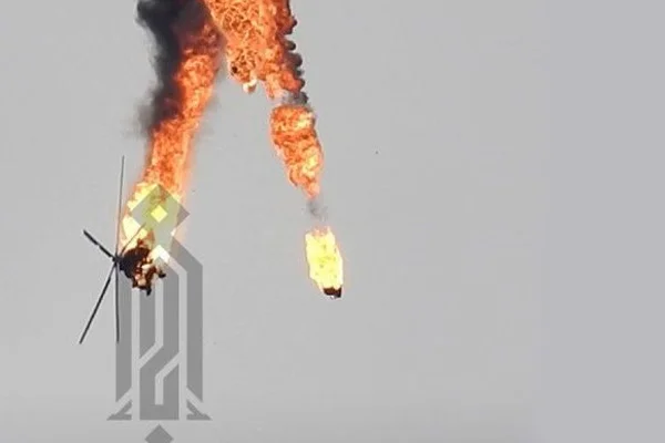 Muhalifler, Esed rejimine ait helikopter düşürdü