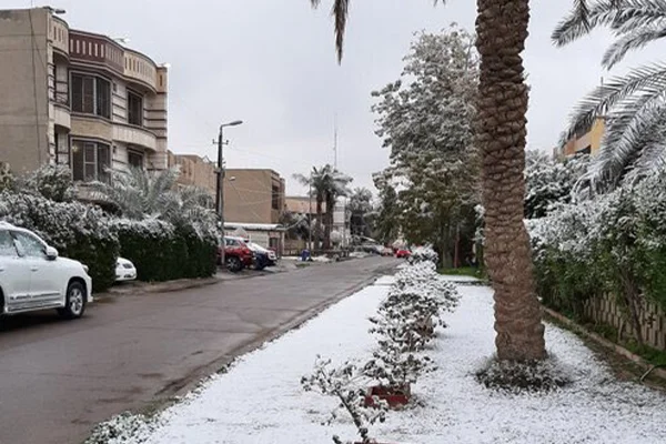 On yıllar sonra Bağdat'a 'kar' sürprizi