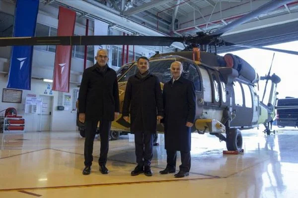 Orman yangınlarıyla mücadelede yerli helikopter atağı