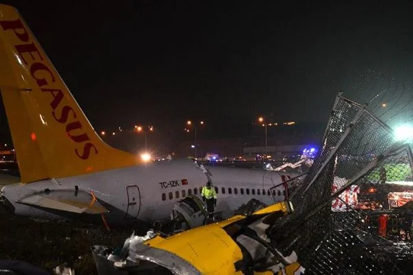 Pegasus'tan Sabiha Gökçen'de uçağın pistten çıkmasına ilişkin açıklama