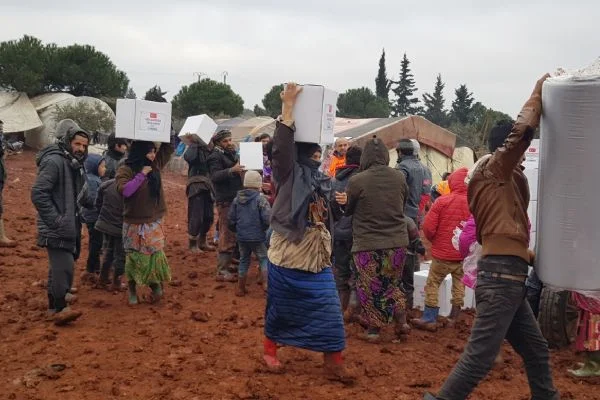 Sadakataşı'ndan İdlib'e gıda yardımı