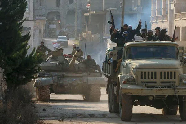 Suriye rejim güçleri, Afrin sınırına dayandı