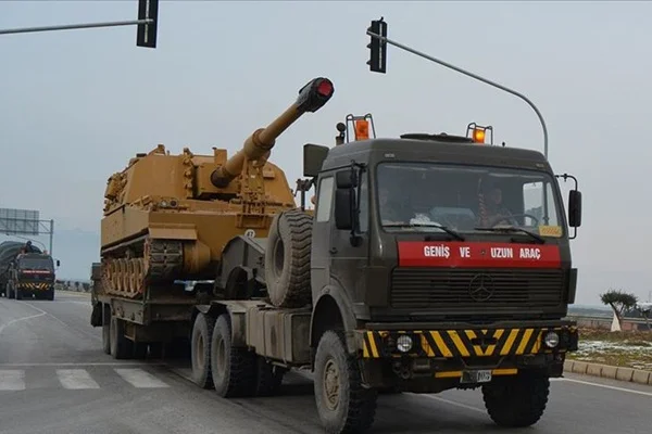 Suriye sınırına askeri sevkiyat
