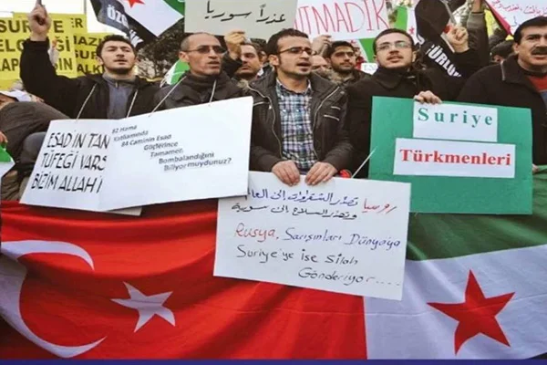 Suriyeli Türkmenlerden Esed rejimine tepki