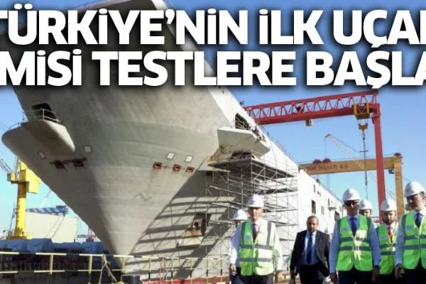 Türkiye'nin ilk uçak gemisi 'TCG Anadolu'nun liman testleri başlıyor