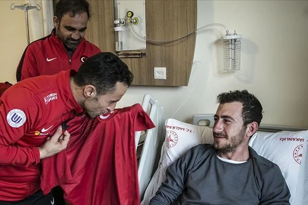 Ampute Milli Futbol Takımı'ndan Mehmetçiğe ziyaret
