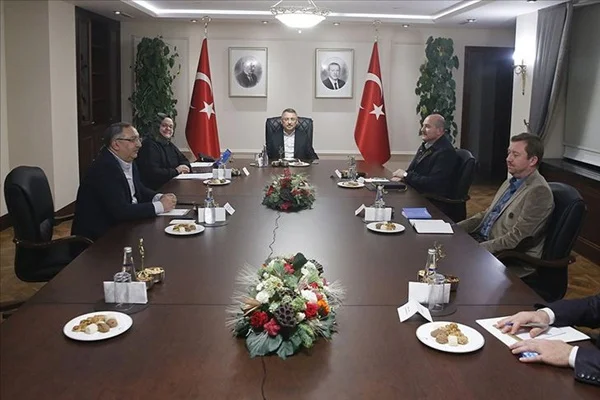 Çankaya Köşkü'nde 'koronavirüs' toplantısı