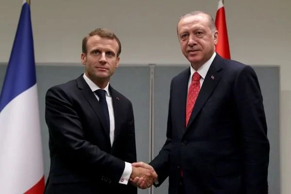 Cumhurbaşkanı Erdoğan, Fransa Cumhurbaşkanı Macron ile görüştü