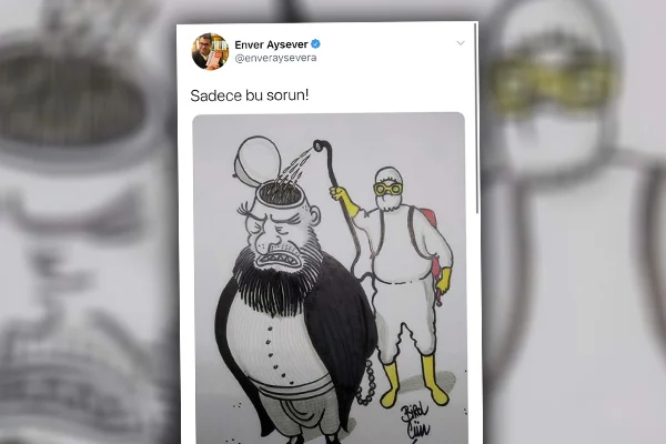 Enver Aysever'den koronavirüs bahanesiyle Müslümanlara hakaret