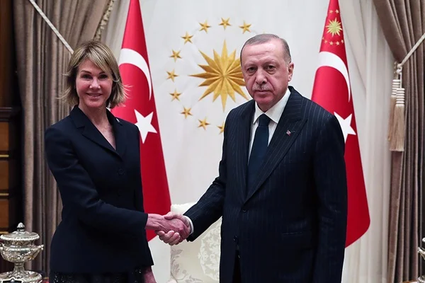 Erdoğan, ABD'nin BM Daimi Temsilcisi'ni kabul etti